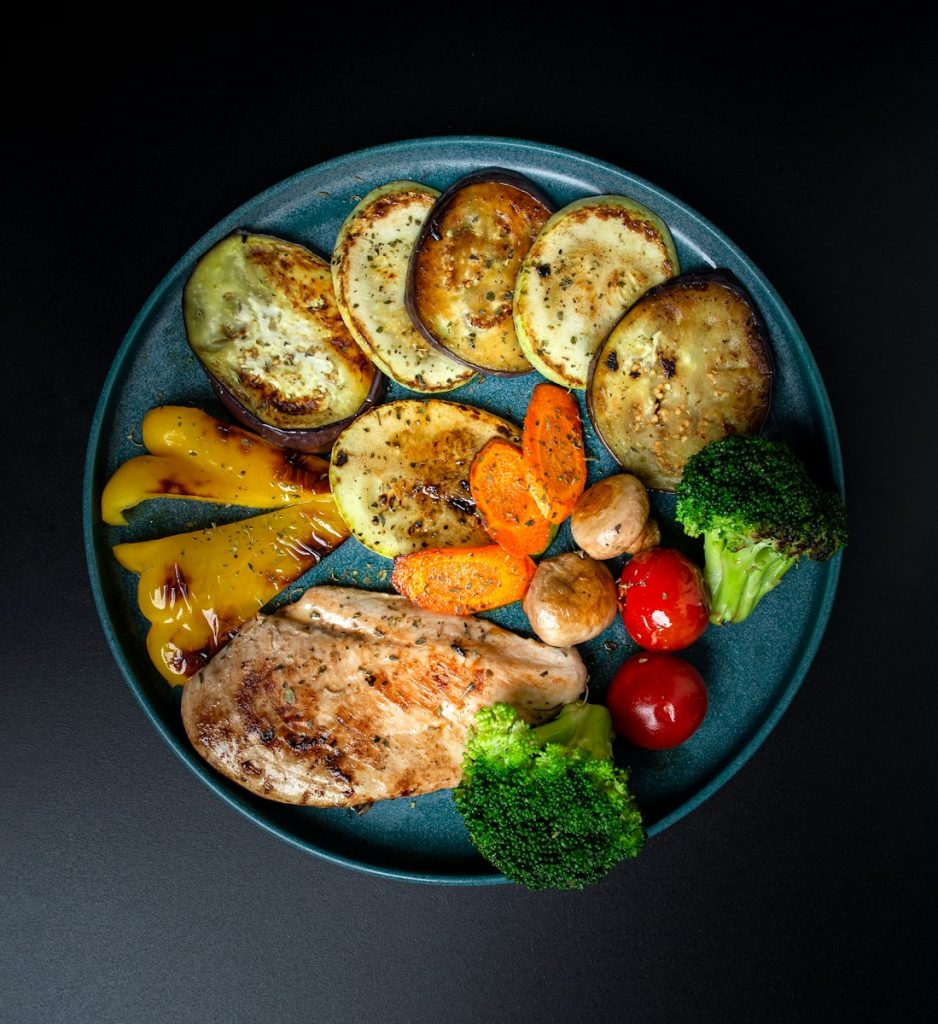 a plate of food